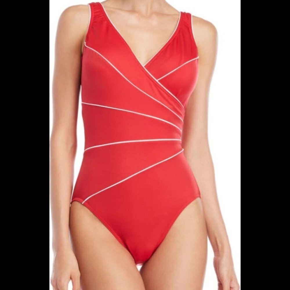14/16/18 Miraclesuit‎ in Red EE41